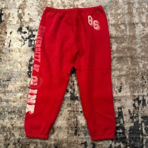 VS Pink Vintage “University of Pink” Capri Joggers